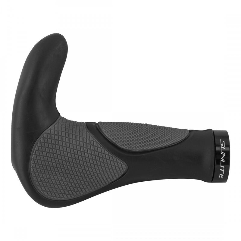 Load image into Gallery viewer, Sunlite-Ergo-Form-Plus-Locking-Grips-Lock-On-Grip-140mm-Bicycle-Grips
