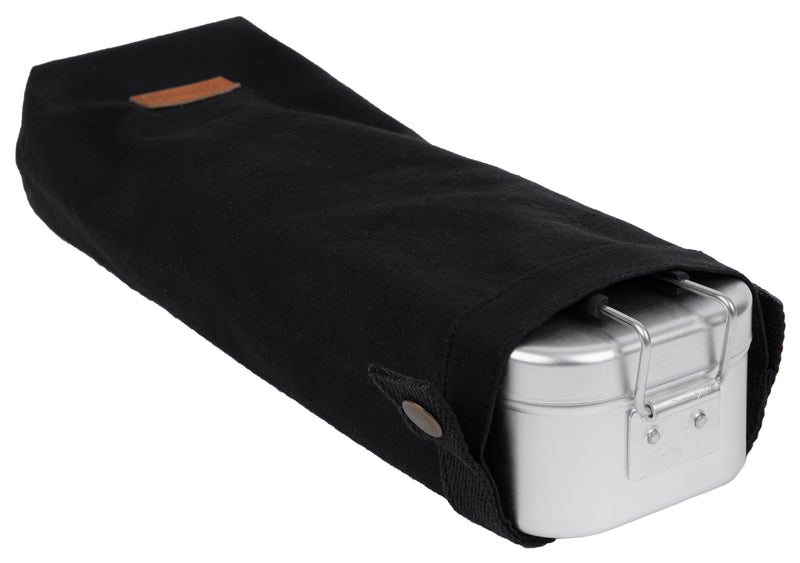 Load image into Gallery viewer, Trangia Roll Top Bag Set for Mess Tin - Small Black, Ideal for Stove Fuel &amp; Accessories
