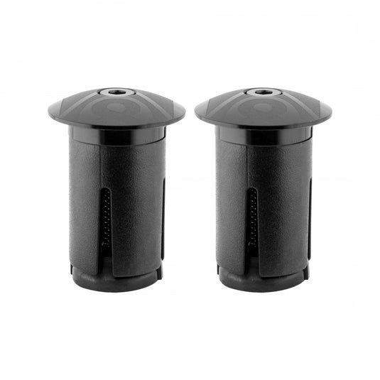 Origin8 Alloy Locking Bar End Plugs Locking Anodized Black