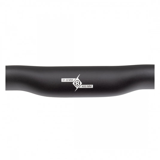 Origin8 Flash II Aero 31.8mm 400mm AL6061 Black Aluminum| Flattened Aero Top