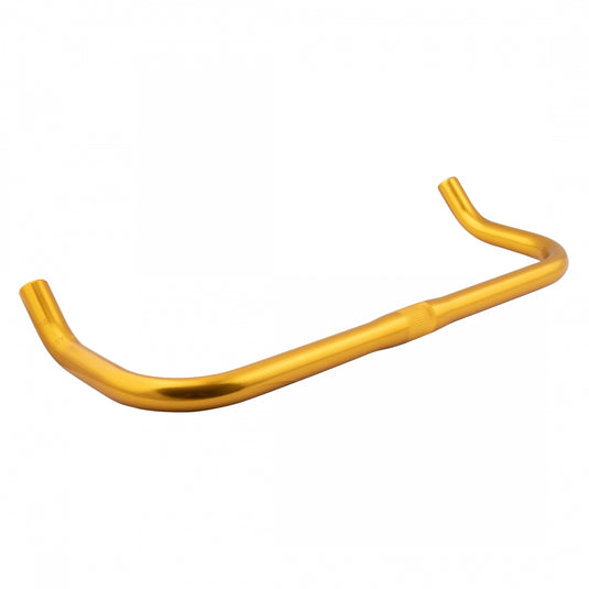 Pure Cycles Bullhorn Handlebar 25.4mm Clamp 435mm Fixie/Road bars Gold Aluminum