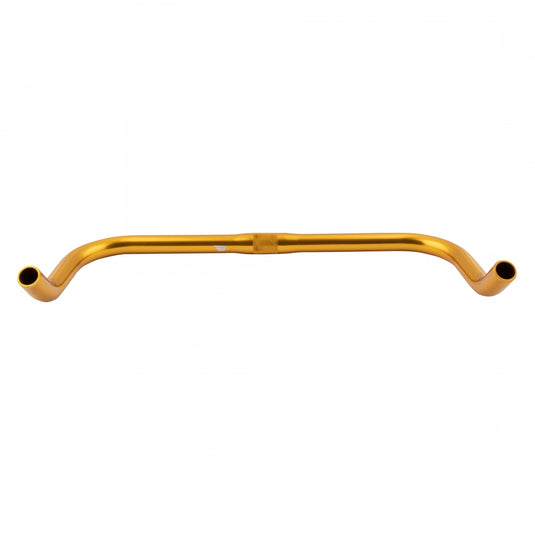 Pure Cycles Bullhorn Handlebar 25.4mm Clamp 435mm Fixie/Road bars Gold Aluminum