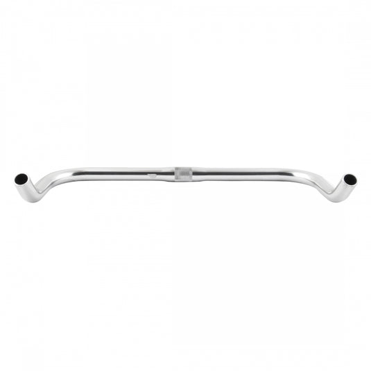 Pure Cycles Bullhorn Handlebar 25.4mm Clamp 435mm Fixie/Road Silver Aluminum