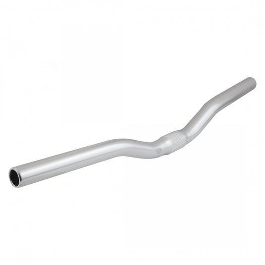 Pure Cycles Pure Fix Riser Bars Silver 25.4mm 500mm Back Sweep 6° Aluminum