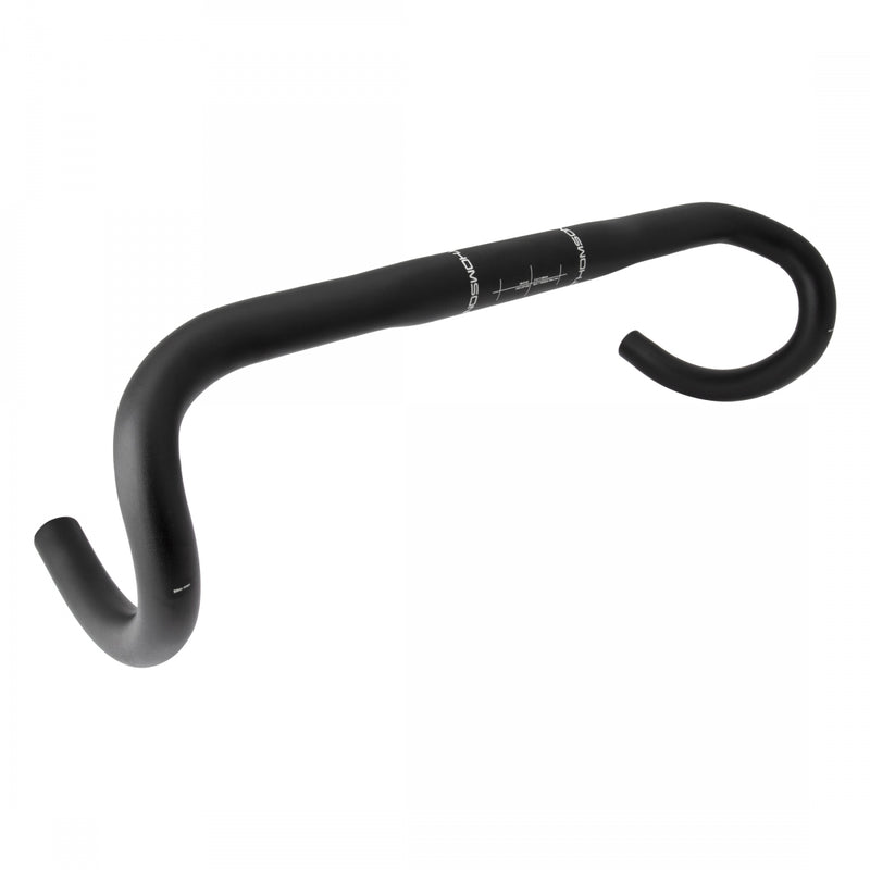 Load image into Gallery viewer, Thomson Road Alloy Drop Handlebar Aluminum 31.8mm 44cm Black Aero Profile
