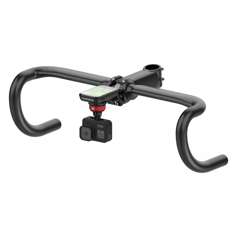 Load image into Gallery viewer, Kom Cycling Stem Mount Quick Release GoPro Mount Garmin/Wahoo/GoPro Black Stem Bolt Mount
