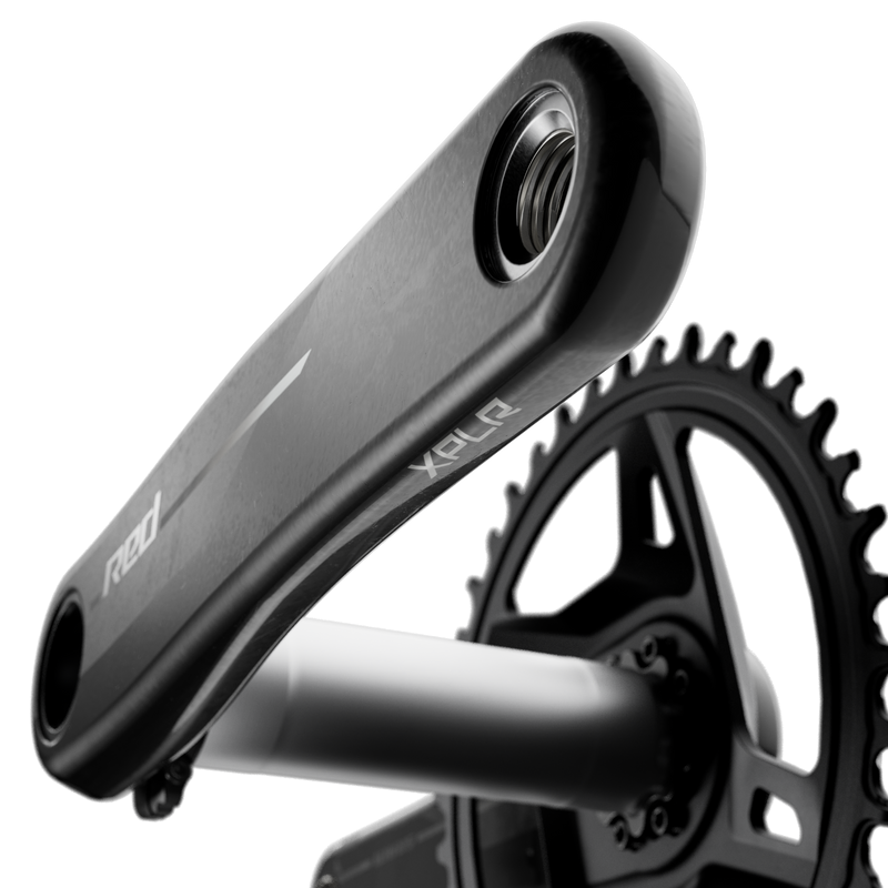 Load image into Gallery viewer, SRAM RED 1x XPLR Wide Crankset - 175mm, 13-Speed, 40t, 8-Bolt Direct Mount, DUB Spindle, Natural Carbon, E1
