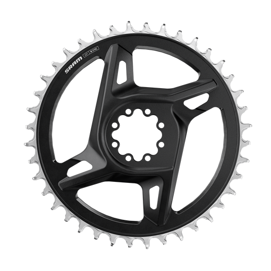 SRAM RED 1x XPLR Wide Crankset - 175mm, 13-Speed, 40t, 8-Bolt Direct Mount, DUB Spindle, Natural Carbon, E1