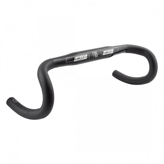 FSA Omega Compact Drop Handlebar Drop Bend Style Aluminum 31.8mm 38cm Black