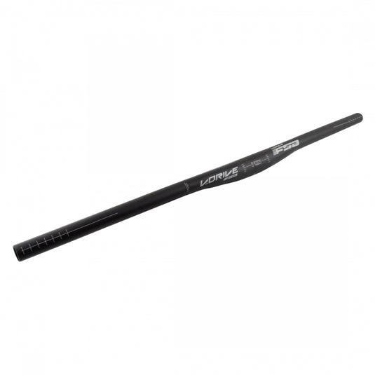 Full Speed Ahead VDrive Flat Handlebars Black 31.8 740mm Backsweep 8° Alloy