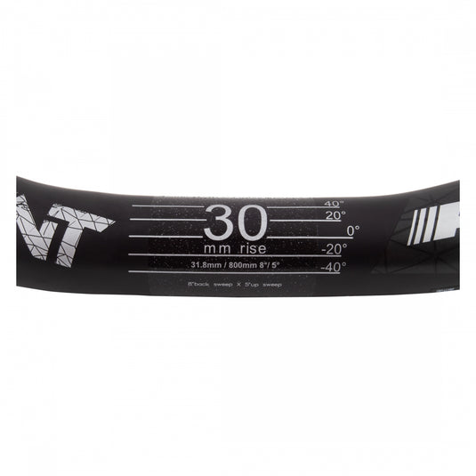 Full Speed Ahead Gradient Carbon Riser Bar Carbon/Grey 31.8mm 800mm Carbon