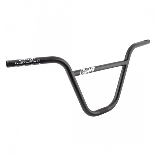 Odyssey Shortcut BMX Handlebar 9 Black Steel 20mm crossbar Clamp 22.2mm BMX