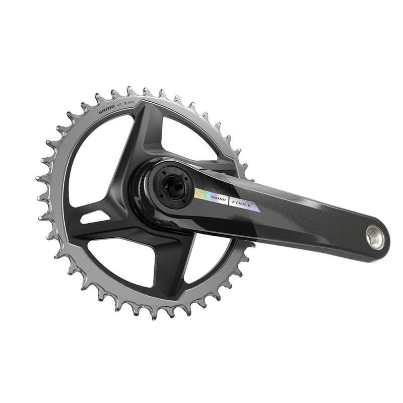 Load image into Gallery viewer, SRAM Force D2 1x Crankset Speed: 12, Spindle: 28.99mm, BCD: Direct Mount, 40, DUB, 167.5mm, Black, Road Disc
