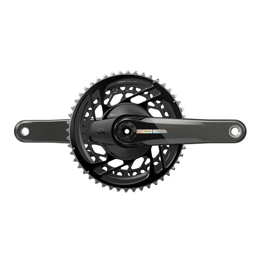 SRAM Force D2 2x Power Meter Crankset, Speed: 12, Spindle: 28.99mm, BCD: Direct Mount, 46/33, DUB, 167.5mm, Black, Road