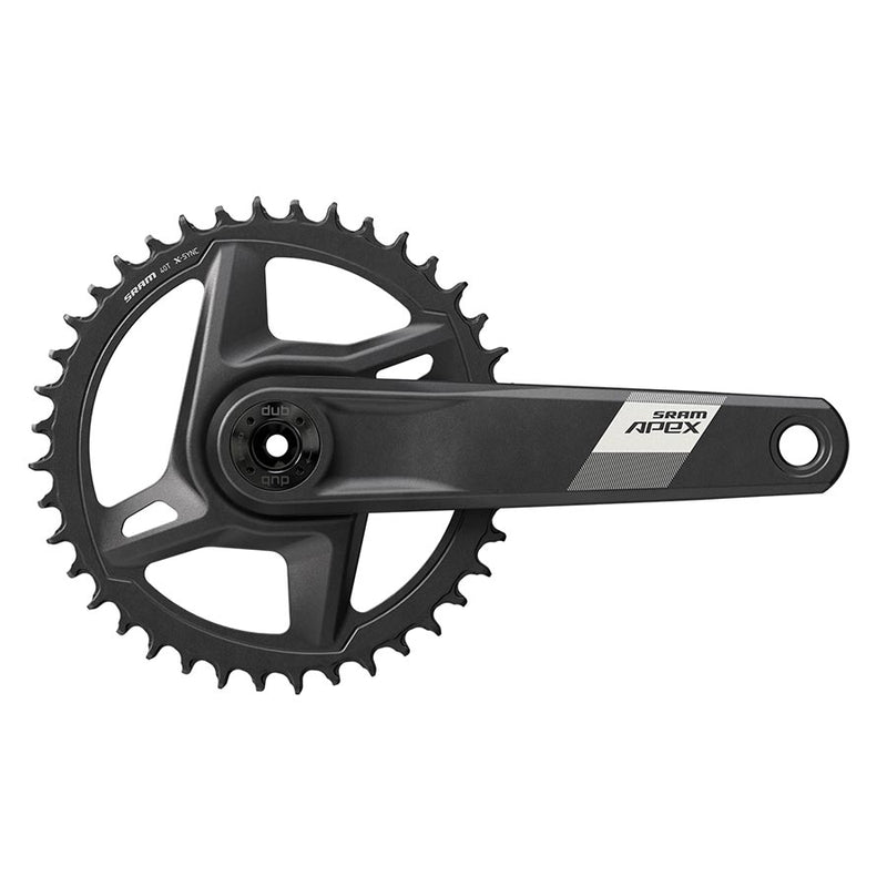 Load image into Gallery viewer, SRAM Apex D1 Crankset Speed: 12, Spindle: 28.99mm, BCD: Direct Mount, 42, DUB, 172.5mm, Black, Cannondale AI
