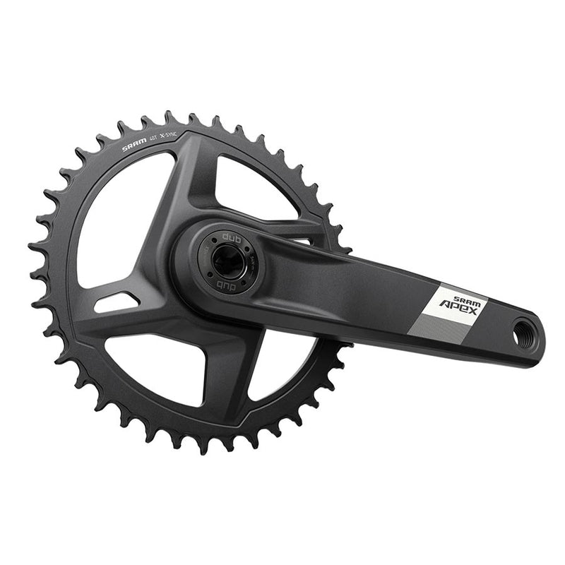 Load image into Gallery viewer, SRAM Apex D1 Crankset Speed: 12, Spindle: 28.99mm, BCD: Direct Mount, 42, DUB, 175mm, Black, Cannondale AI
