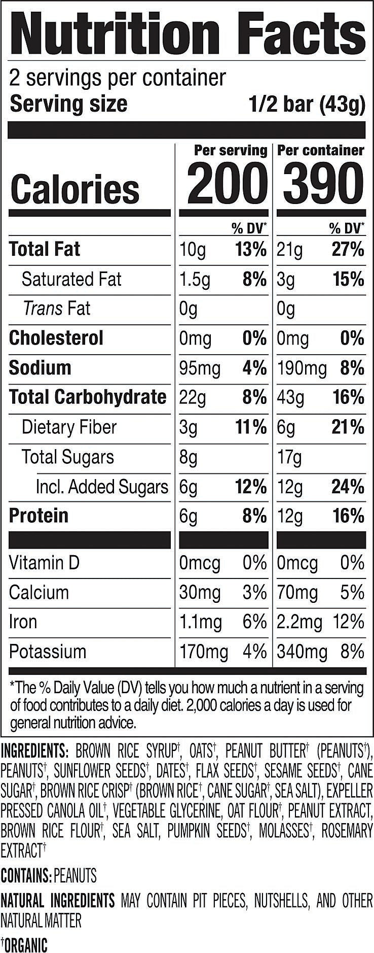 Load image into Gallery viewer, Probar Meal Peanut Butter Bar - Nutritious Energy Food for On-the-Go Pack of  12
