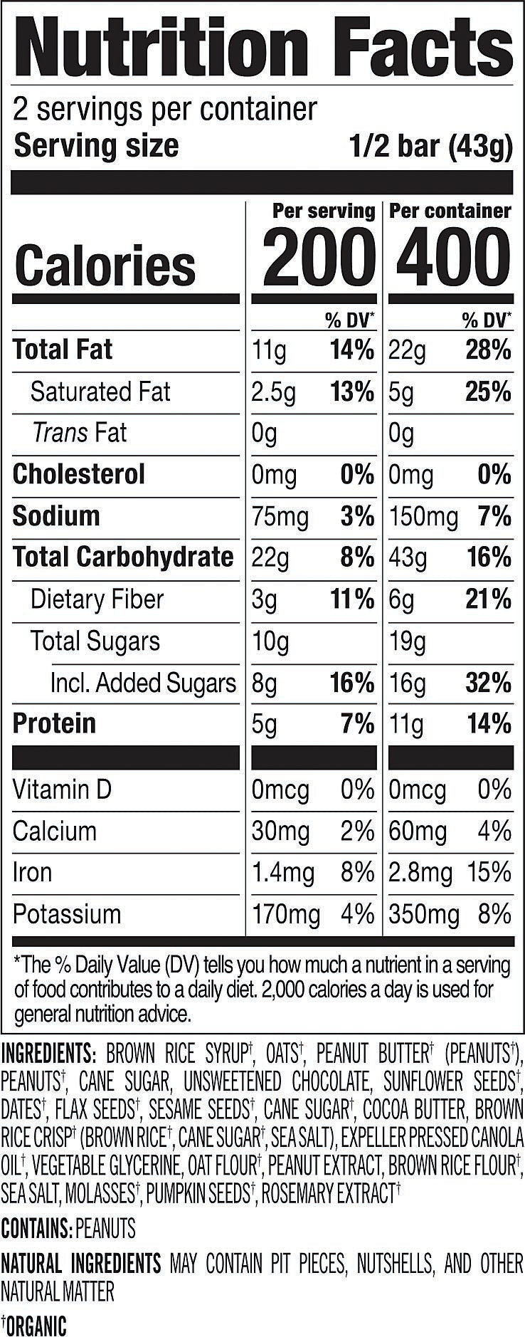 Load image into Gallery viewer, Probar Meal Bar - Peanut Butter Chocolate Chip: Nutritious Energy Food Pack of  12
