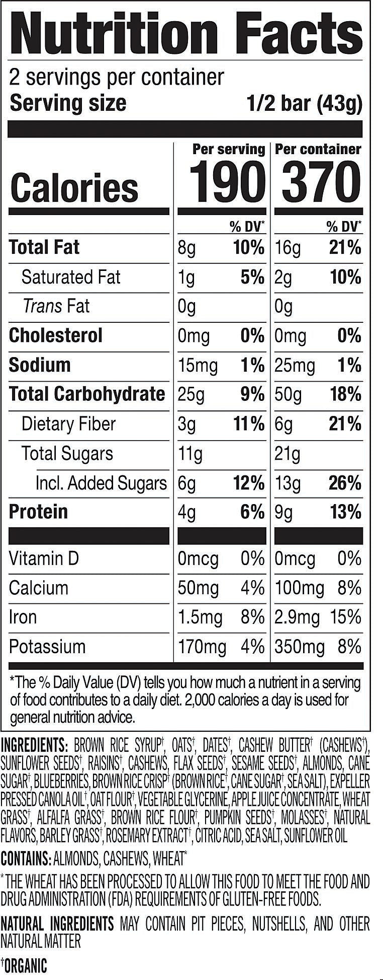 Load image into Gallery viewer, Probar Superberry/Greens Meal Bar - Nutritious Energy Food Pack of  12
