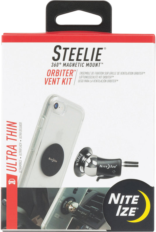 Nite Ize Steelie Orbiter Vent Kit - Secure Magnetic Mount for Your Phone