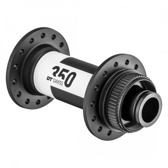 DT Swiss 350 Front Hub - 15 x 110mm, Center-Lock, Black, 28H