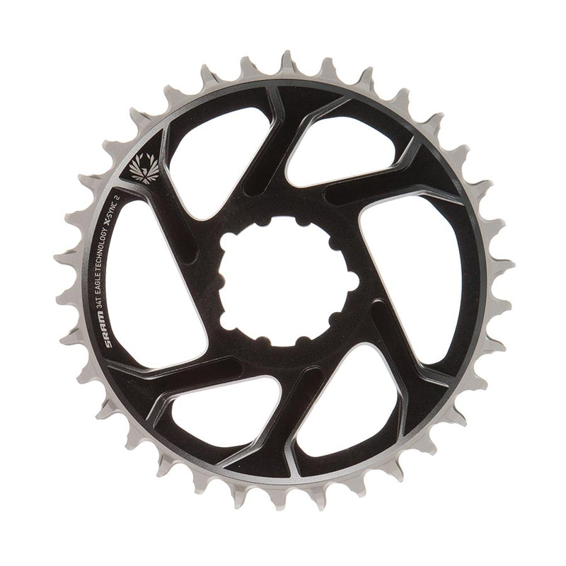 Load image into Gallery viewer, SRAM-Chainring-34t-Direct-Mount-SRAM-3-Bolt-CNRG1722-Bicycle-Chainring
