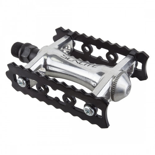 Sunlite-Track-Sport-Flat-Platform-Pedals-Aluminum-PEDL0668-Bicycle-Pedals