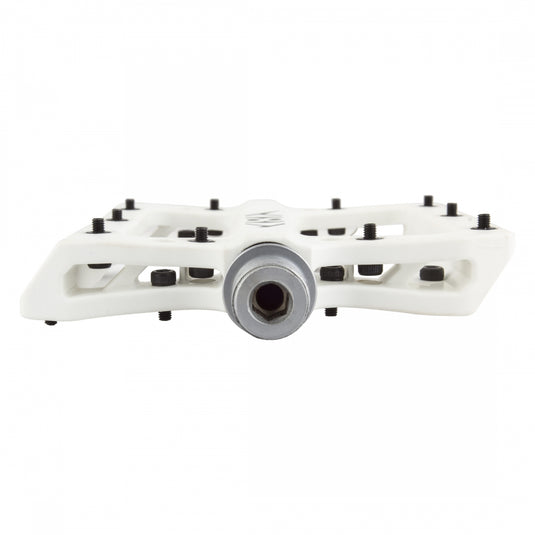 Origin8 Vex Platform Pedals 9/16" Concave Composite Body Replaceable Pins White