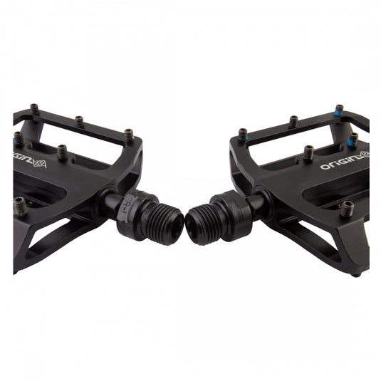 Origin8 Rascal XS Platform Pedals 9/16" Concave Alloy Body Removable Pins Black