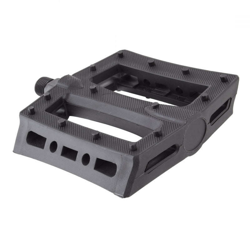 Load image into Gallery viewer, Black-Ops-Traction-Flat-Platform-Pedals-Aluminum-Chromoly-Steel-PEDL0830-Bicycle-Pedals
