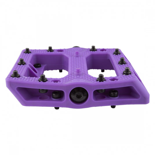 Alienation Foot Fetish Pedal 9/16" Concave Composite Body Removable Pins Purple