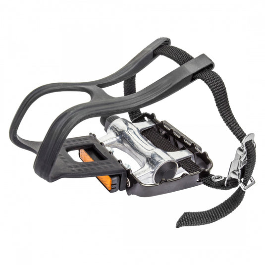 Sunlite-Low-Profile-Alloy-ATB-w-Toe-Clip-Flat-Platform-Pedals-Aluminum-Chromoly-Steel-PEDL0858-Bicycle-Pedals