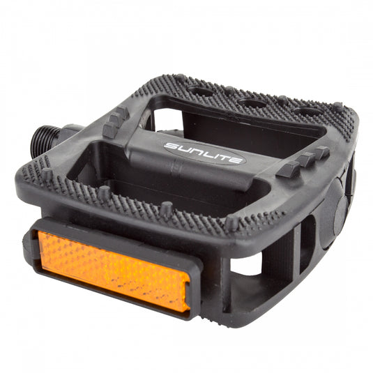 Sunlite-Nylon-Sport-Flat-Platform-Pedals-Composite-Chromoly-Steel-PEDL0885-Bicycle-Pedals