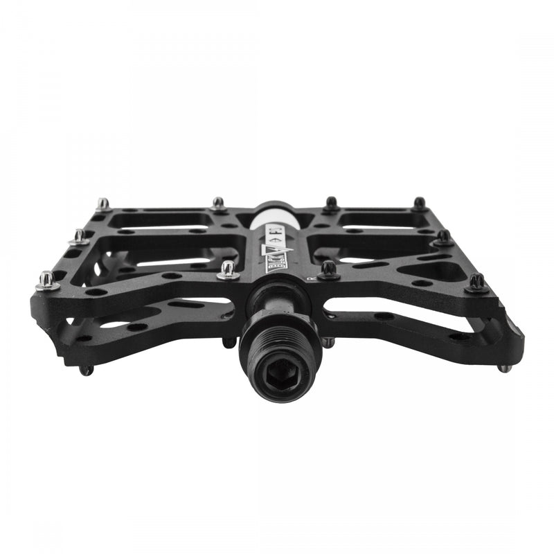 Load image into Gallery viewer, Black Ops TorqLite UL Platform Pedals 9/16&quot; Aluminum Body Replaceable Pins Black
