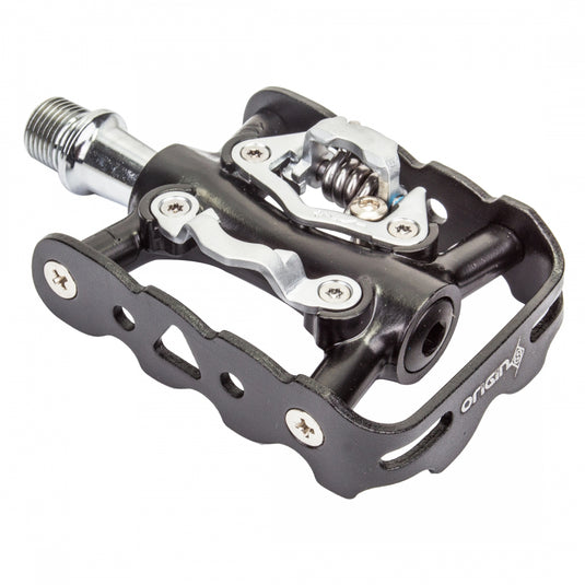 Origin8-Ultim8-MTB-Single-Clipless-Clipless-Pedals-with-Cleats-Aluminum-Chromoly-Steel-PEDL0907-Bicycle-Pedals