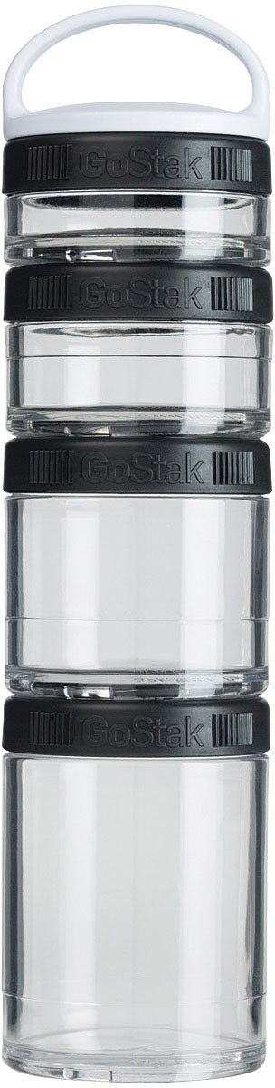 BlenderBottle Gostak Starter Pack - 4-Piece Assorted Set for On-the-Go Storage