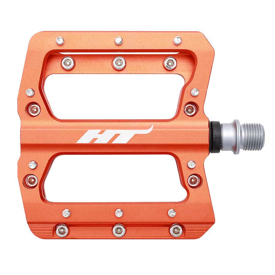 HT-Components-AN14A-Nano-Pedals-Flat-Platform-Pedals-Aluminum-Chromoly-Steel-PEDL1991-Bicycle-Pedals