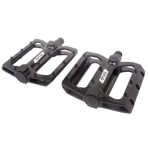 Evo-Flat-Platform-Pedals-Aluminum-Steel-PEDL1652-Bicycle-Pedals