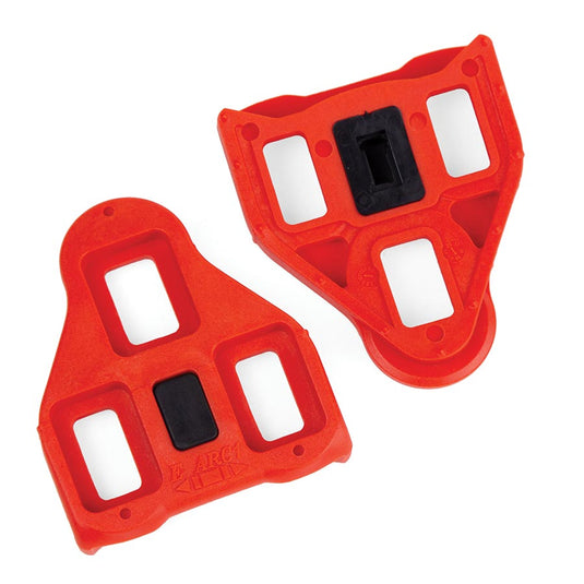 EVO Alpha Cleats Compatibility: Delta, Float: 9°, Red, Pair