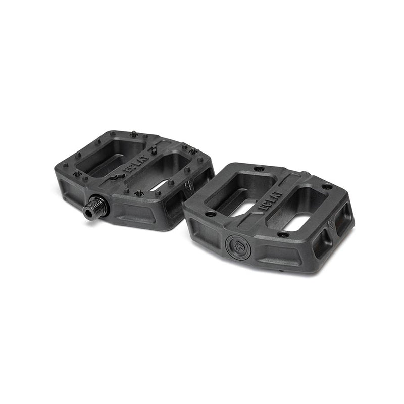 Load image into Gallery viewer, Eclat Juggernaut Platform Pedals, 9/16&#39;&#39;, Black, Pair
