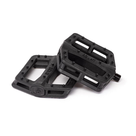 Eclat Centric Platform Pedals, Body: Nylon, Spindle: Cr-Mo, 9/16'', Black, Pair