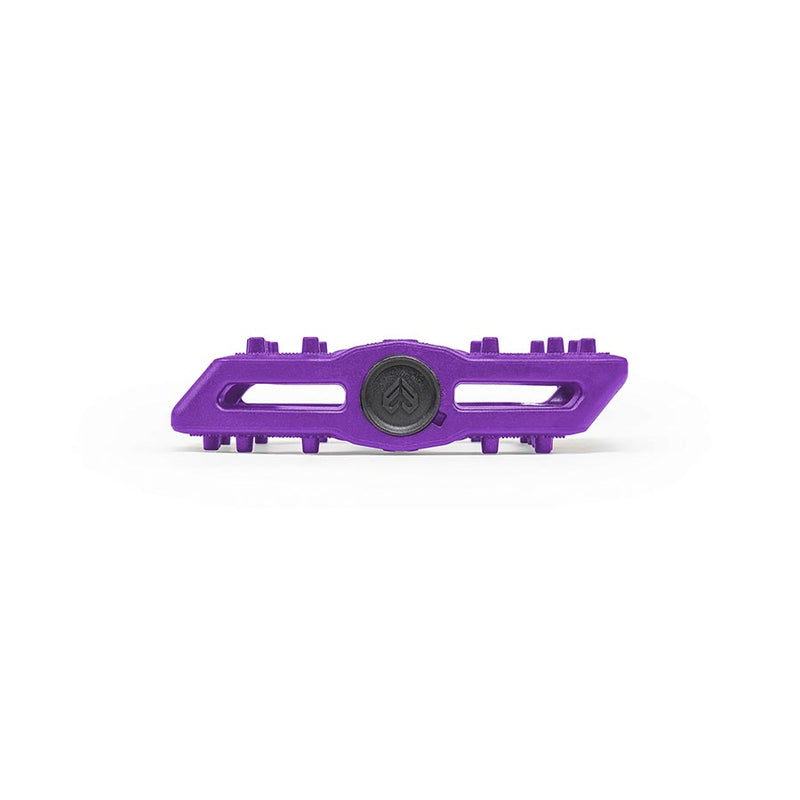 Load image into Gallery viewer, Eclat Slash Platform Pedals Body: Nylon, Spindle: Cr-Mo, 9/16&#39;&#39;, Purple, Pair
