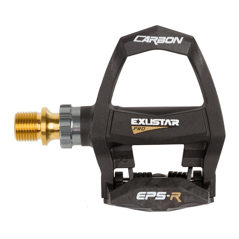 Load image into Gallery viewer, Exustar E-PR200Ti Pedals Body: Carbon, Spindle: Titanium, 9/16&#39;&#39;, Black
