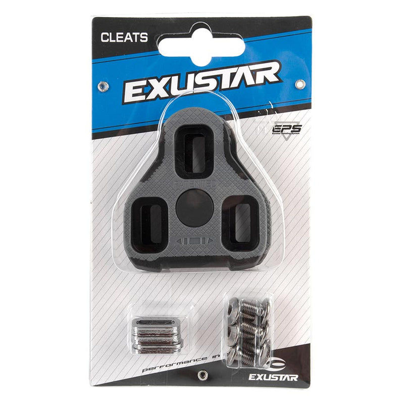 Load image into Gallery viewer, Exustar E-BLK11 Cleats Compatibility: Keo Grip, Float: 0°, Grey
