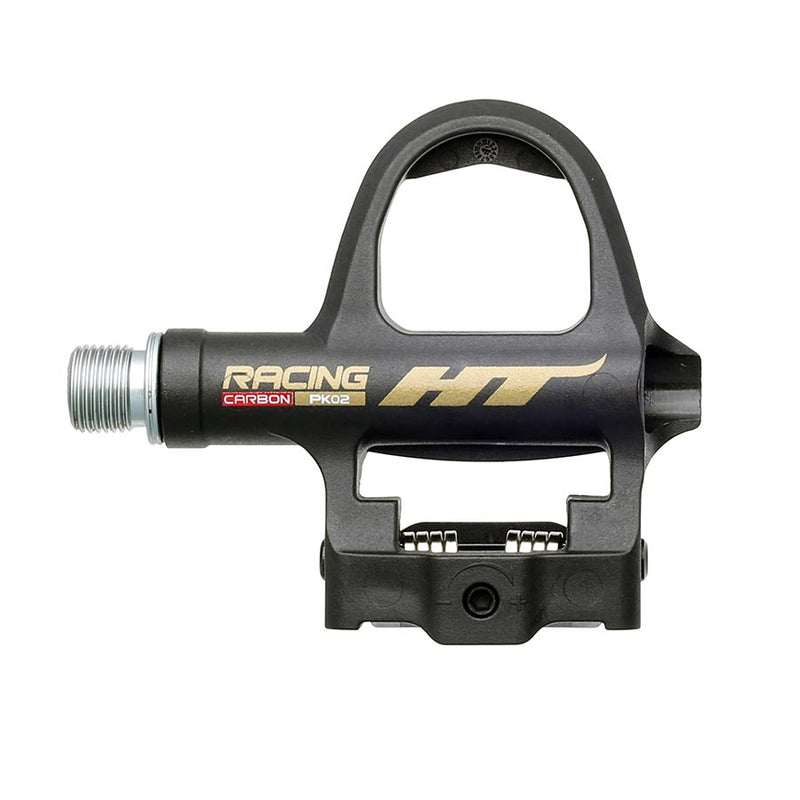 Load image into Gallery viewer, HT Components PK02 Racing Carbon, Pedals, Body: Carbon, Spindle: Cr-Mo, 9/16&#39;&#39;, Black, Pair
