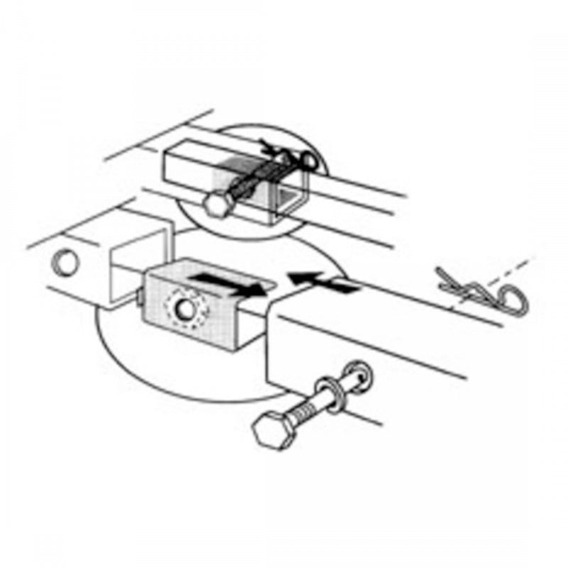 Load image into Gallery viewer, Saris Replacement Hitch Tite:2&quot; Receiver Hitch Adds Extra Stability
