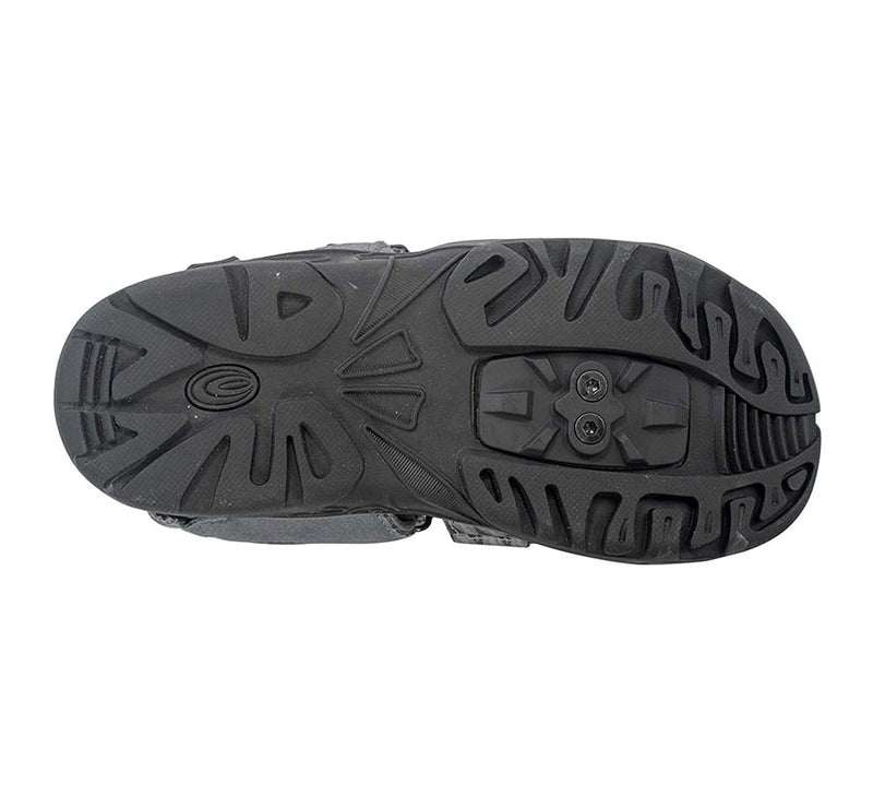 Load image into Gallery viewer, Exustar E-SS515 Clipless Sandals, Black/Grey, 45-46 Euro or 11-12 US
