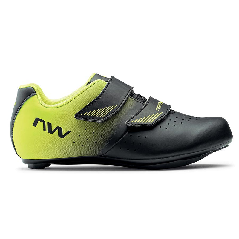 Load image into Gallery viewer, Northwave CORE JUNIOR Shoes Yellow Fluo, 34, Pair
