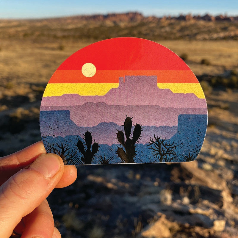 Load image into Gallery viewer, Desert Layers Lifestyle Sticker Art Set - Express Your Style with Unique Stickers!
