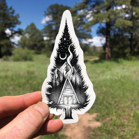 Cabin Lifestyle Sticker Art Set: Decorate with Style!